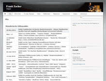 Tablet Screenshot of frankzacher.de